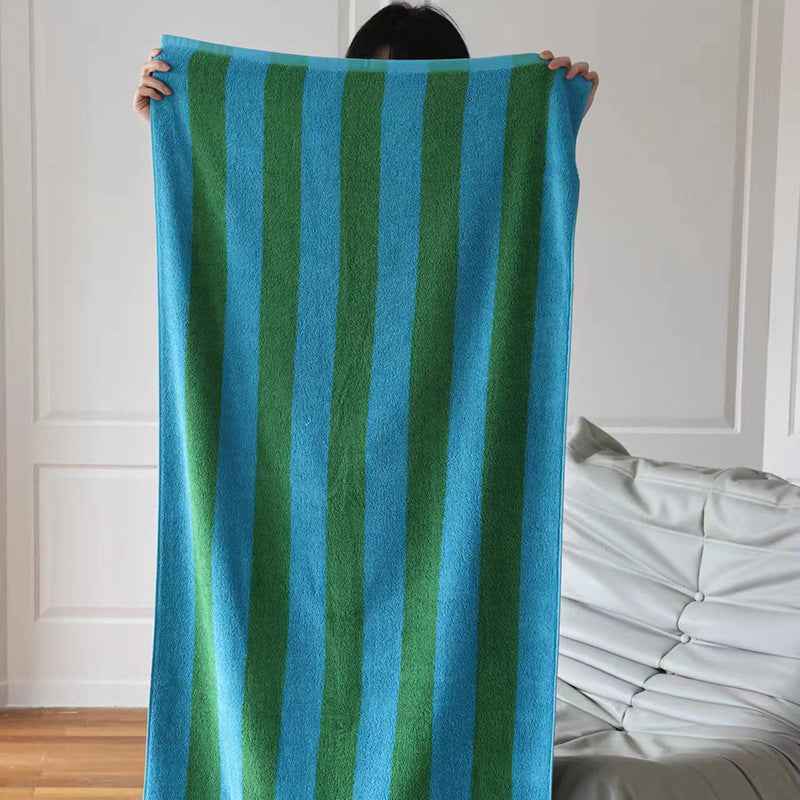 Mori Pinstripe Retro Style Cotton Towel