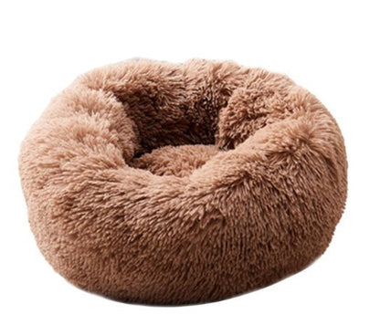 Dog Beds For Small Dogs Round Plush Cat Litter Kennel Pet Nest Mat Puppy Beds - DropOnline.co