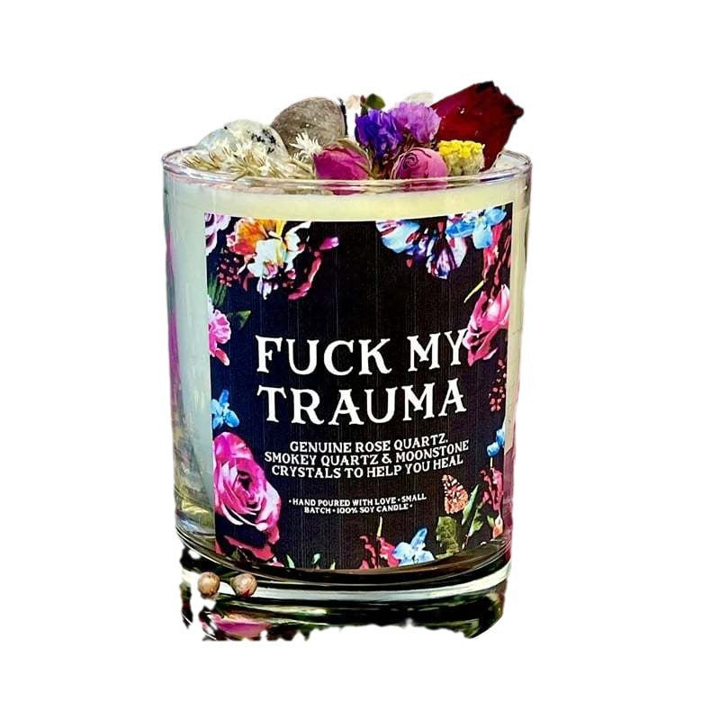 Premium Soy Wax Anxiety Relief Candle - Modern Art Home Decoration