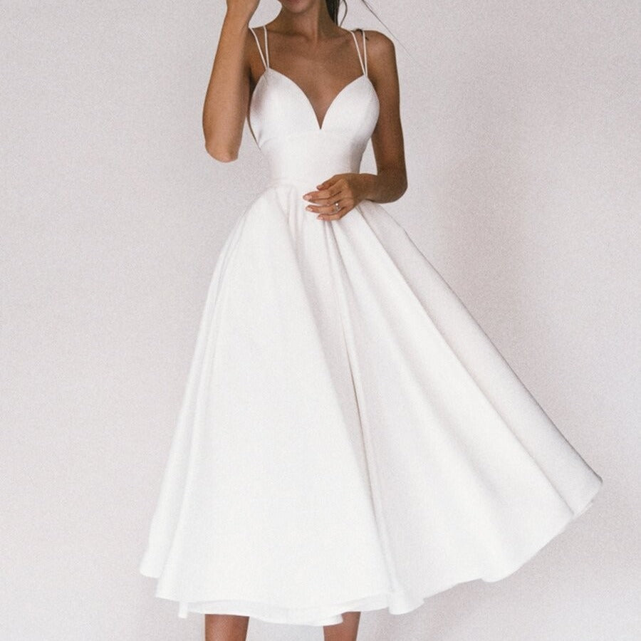 Women's Multi-Color Sling Dress - Fashion Sexy Summer Style