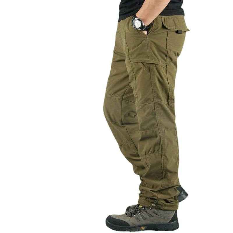 Thickened Warm Men's Windproof And Waterproof Cotton Pants