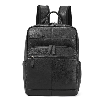 Top Layer Cowhide Backpack Leisure