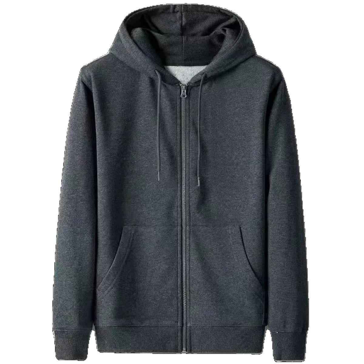 Autumn And Winter Sweater Hoodie Men's Solid Color Top