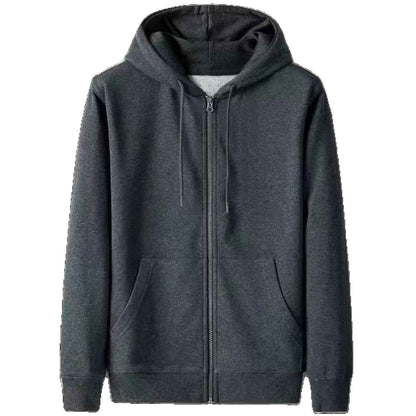 Autumn And Winter Sweater Hoodie Men's Solid Color Top