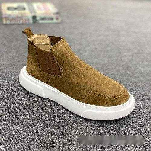 Autumnwinter Men's High-top Slip-on Shoes