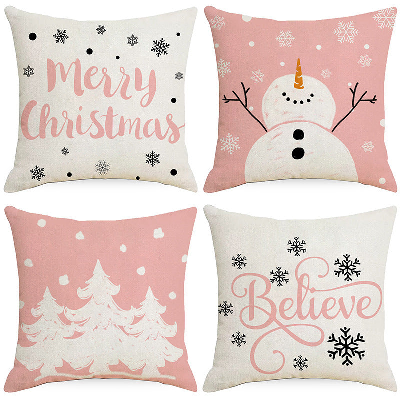Premium Holiday Decoration Sofa Cushion - Festive Home Pillow Cover Collection