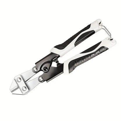 Heavy-duty 8-inch Multi-purpose Wire Cutters, Labor-saving Bolt Cutters With Olecranon Scissors, Chain Pliers, Steel Construction, Polished And Painted Surfaces For Fencing, Construction An