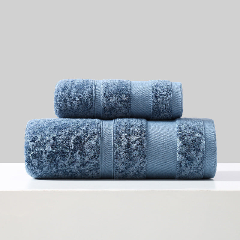 Large 100% Cotton Bath Towel Set - Premium Absorbent