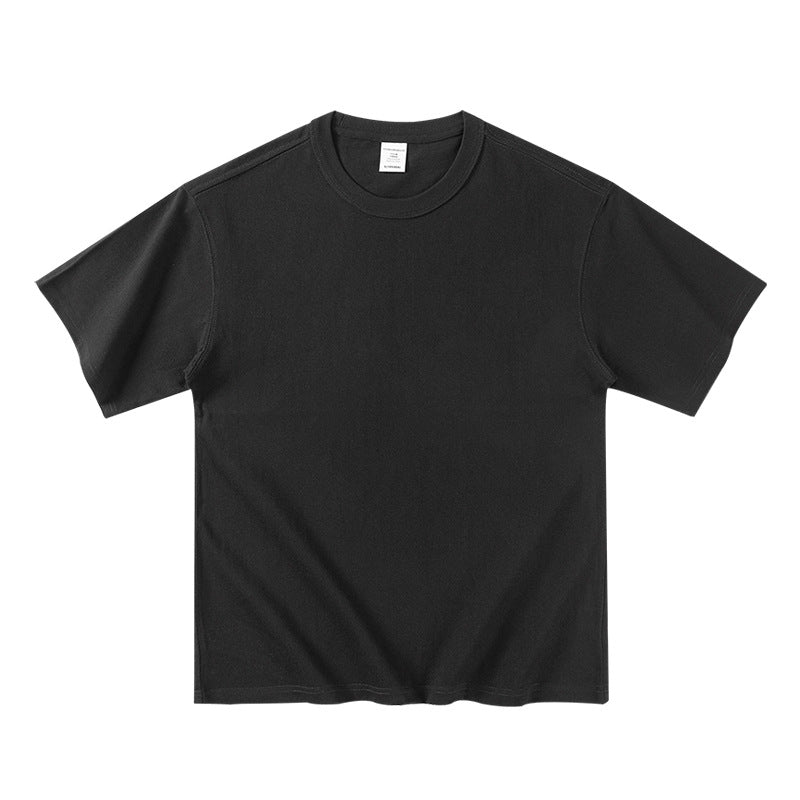 Men's Pure Cotton Short Sleeve T-Shirt - Premium Basic Tee