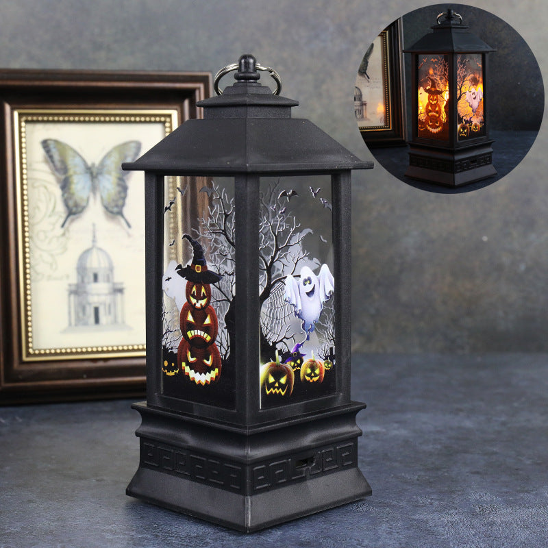 Halloween Simulation Flame Lanterns - Pumpkin Design