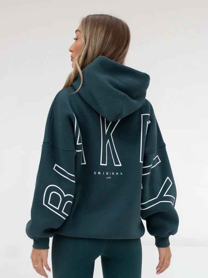 Thickened All-matching Long Sleeve Loose Hooded Hip-hop Pullover