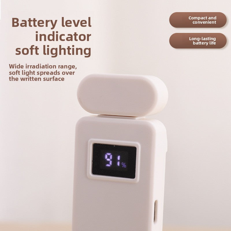 Mini USB Clip-On LED Reading Lamp - Adjustable Desk Light with Touch Control