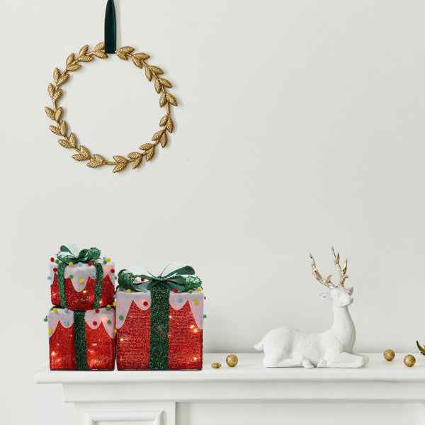 3pcs 60 Iceberg Effect Colored Cotton Balls - Battery Courtyard Gift Box Decoration - DropOnline.co