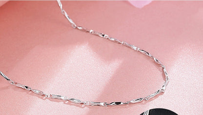 S925 sterling silver necklace - DropOnline.co