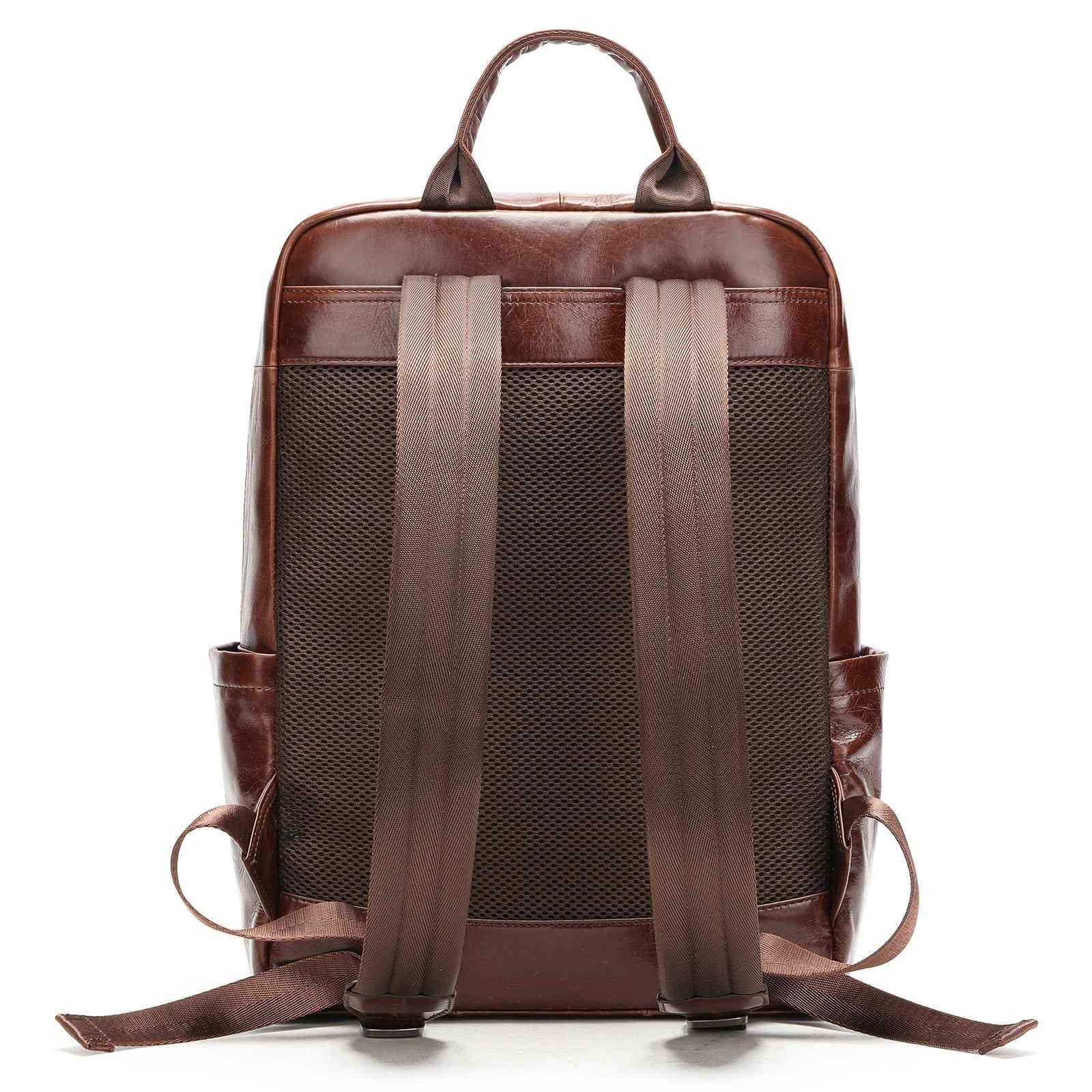Genuine Leather Men's Backpack Business