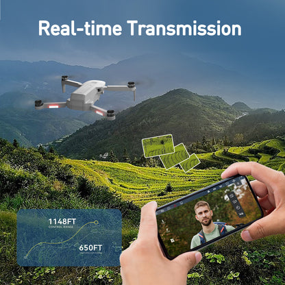 4DRC F8 RC Drone GPS 5G WIFI 4K Dual Camera Selfie FPV RC Quadcopter With 4.5 HD LCD Screen,Follow Me - DropOnline.co