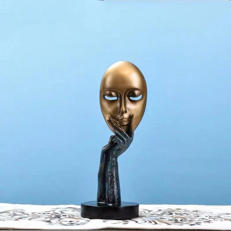 Premium European Abstract Resin Sculpture - Living Room Home Craft Decoration