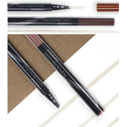 New Long Lasting Ultra-Fine Four-Comb Eyebrow Pencil - DropOnline.co