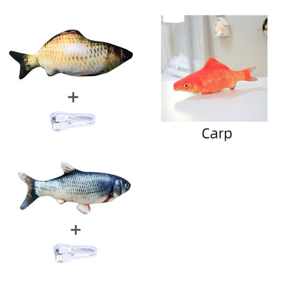 Without Cat Nip Version - Electric Jumping Fish Simulation Electric Fish Toy - DropOnline.co