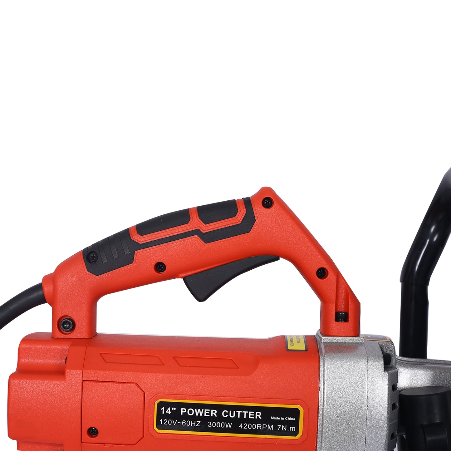 Electric 14  Cut Off Saw Wet Dry Concrete Saw Cutter Guide Roller With Water Line Attachment 3000w With Blade