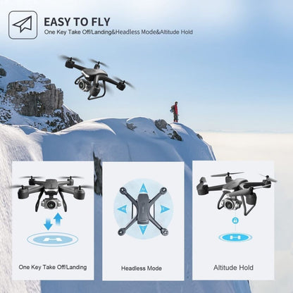 4DRC V14 Professional Drone 6K HD Dual Camera Wifi FPV Portable RC Quadcopter 2 BATTERY,Drones Suitable For Adults & Beginners.Logistics Is Randomly Sent By UPS,USPS,Self-pickup. - DropOnline.co