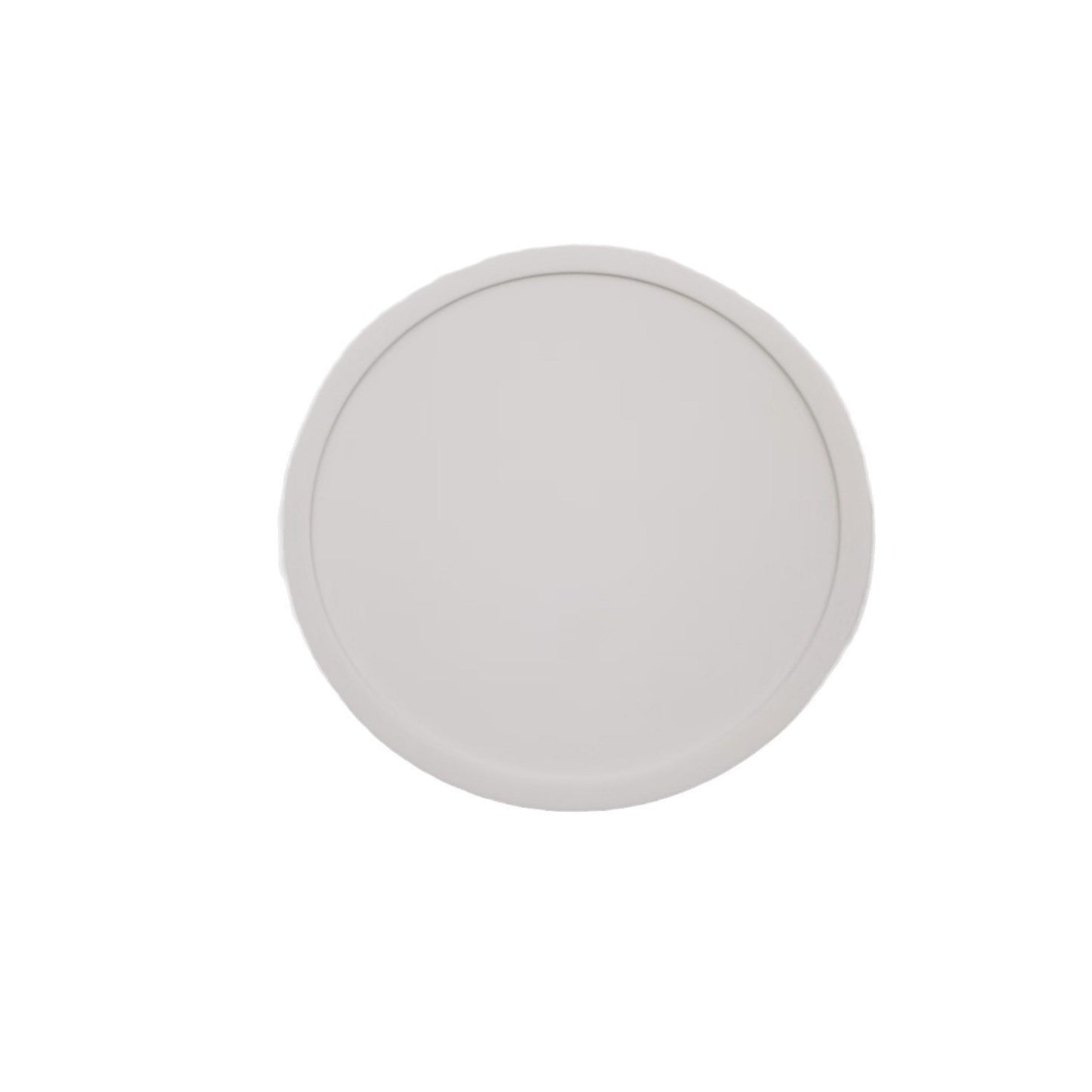 Premium Round Silicone Coasters - 10cm Black Non-Slip Set