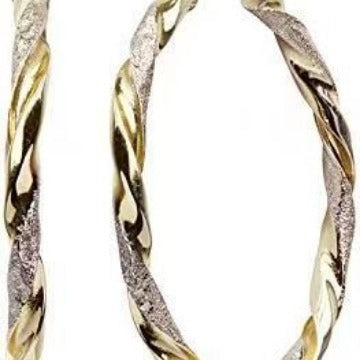 Simple Gold Women's Metal Alloy Earrings - DropOnline.co