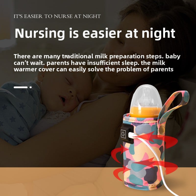 Baby Bottle Thermos Set - Portable Temperature Control Warmer