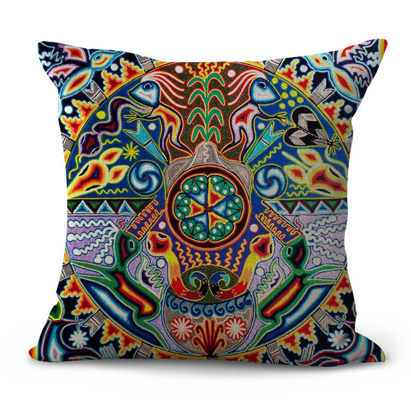 Pattern Pastoral Plaid Sofa Cushion Pillowcase