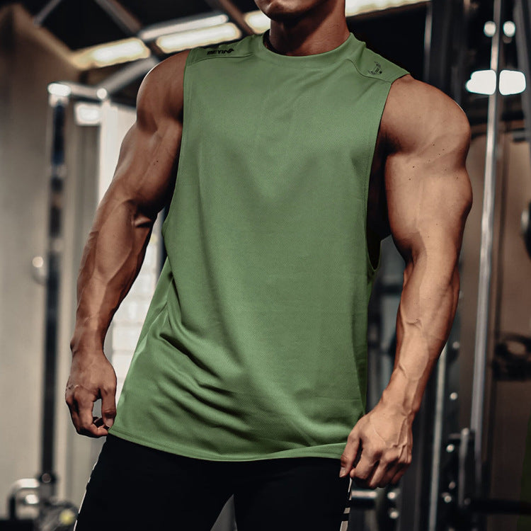 Men's Summer Sports Mesh Undershirt - Quick-Drying Sleeveless Top