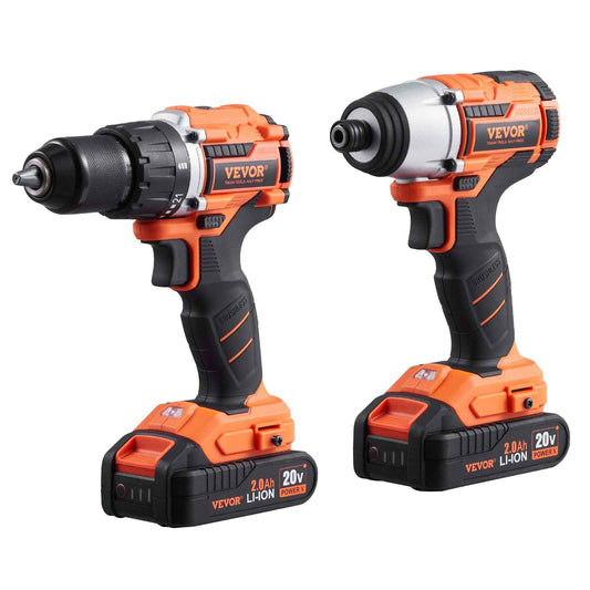 Tool Combo Kit Max 20V Cordless 2-Tool Power Combo Kit With 2.0 Ah Batteries