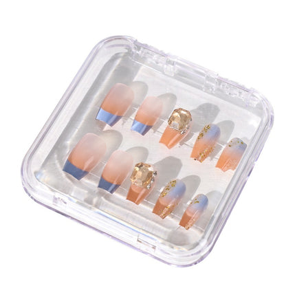 Transparent Manicure Small Wear Nail Box Handmade Nail Storage Box - DropOnline.co