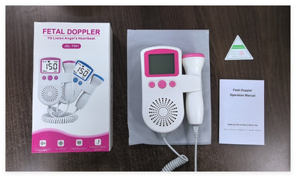 Fetal Heart Rate Monitor - Home Pregnancy Baby Heartbeat Detector & Doppler - DropOnline.co