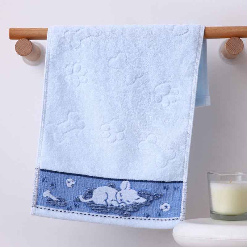 Children's Towel Home Soft Cartoon Face Towel Pure Cotton
