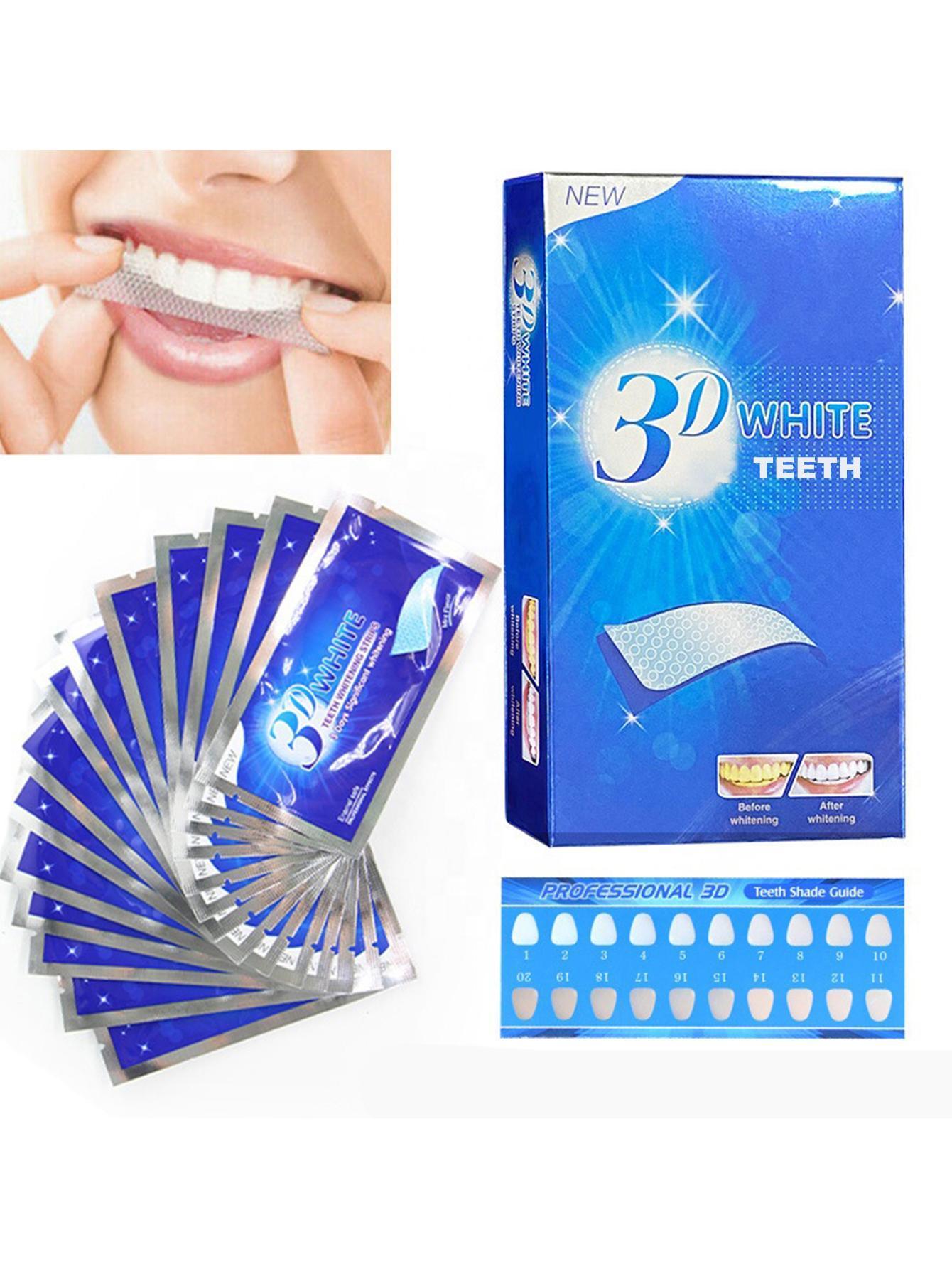 Teeth Whitening Strips 14 Treatments, 28 White Strips For Teeth Whitening, Reduced Sensitivity White Strips For Teeth Whitening