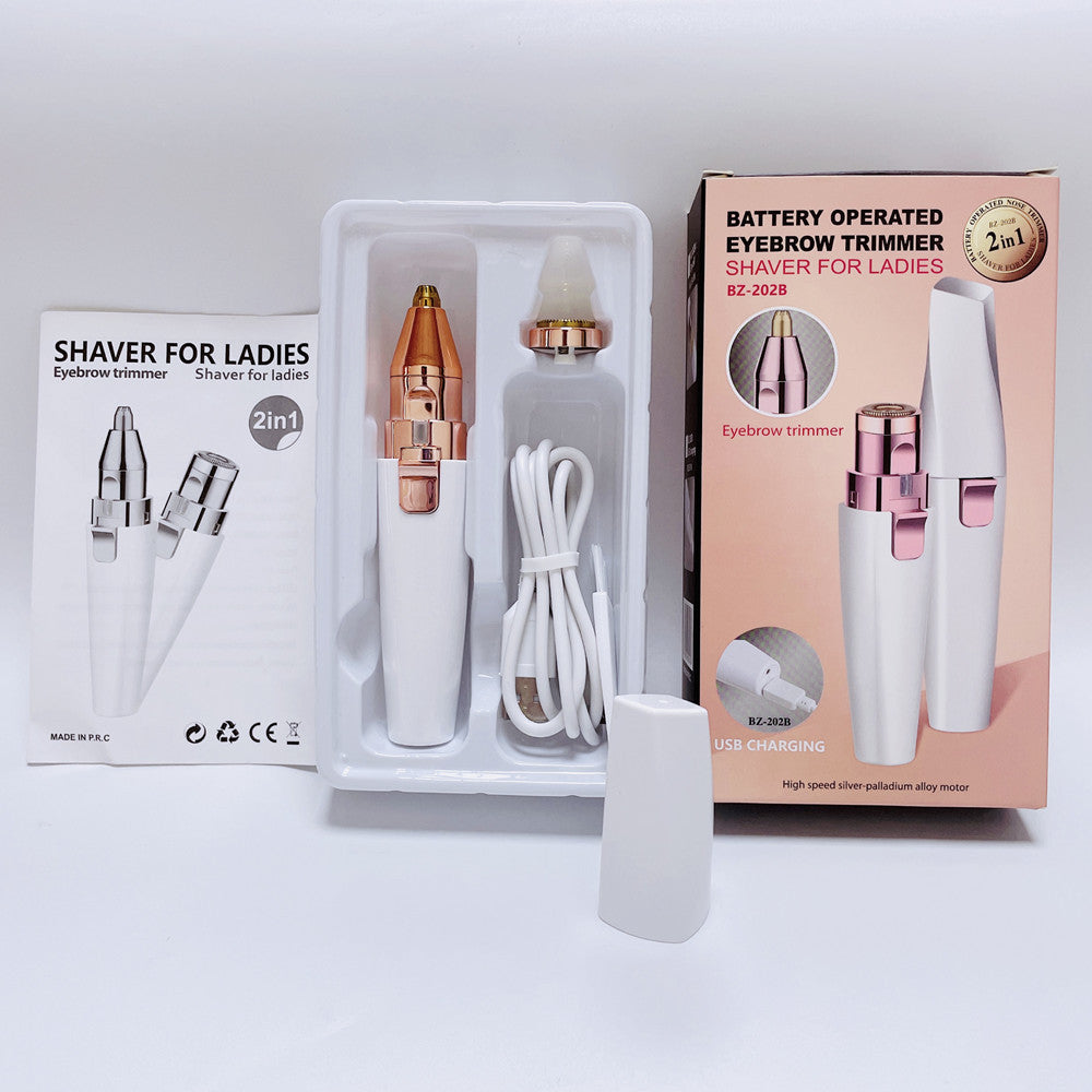 Battery-powered hair trimmer