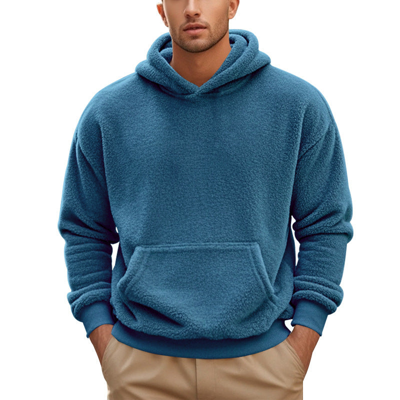 Men's Double-Sided Velvet Loose Sweater - Premium Soft Comfort Top