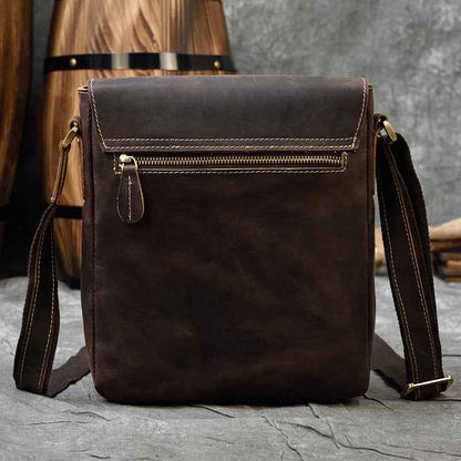 Men's First Layer Cowhide Leather Single-shoulder Bag