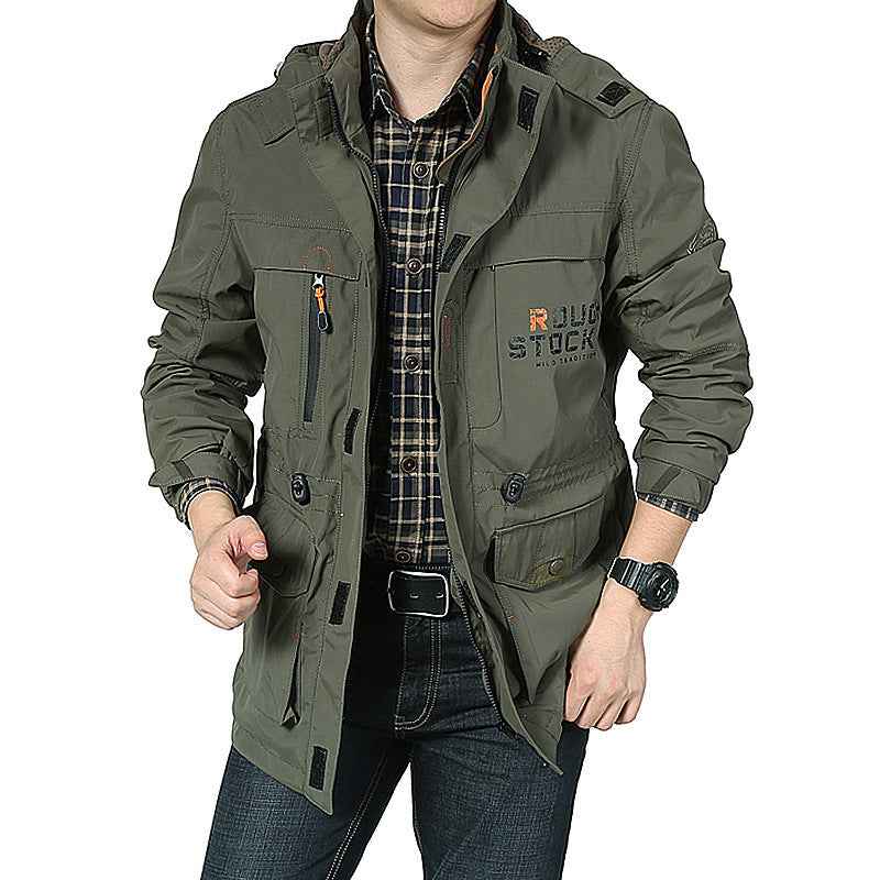 Men's Casual Windproof Thin Mountaineering Jacket