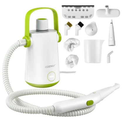 Multipurpose Steam Cleaner  High-Temp Steam, 2-3 Bar Pressure, 10.2oz Tank & Continuous Cleaning - DropOnline.co