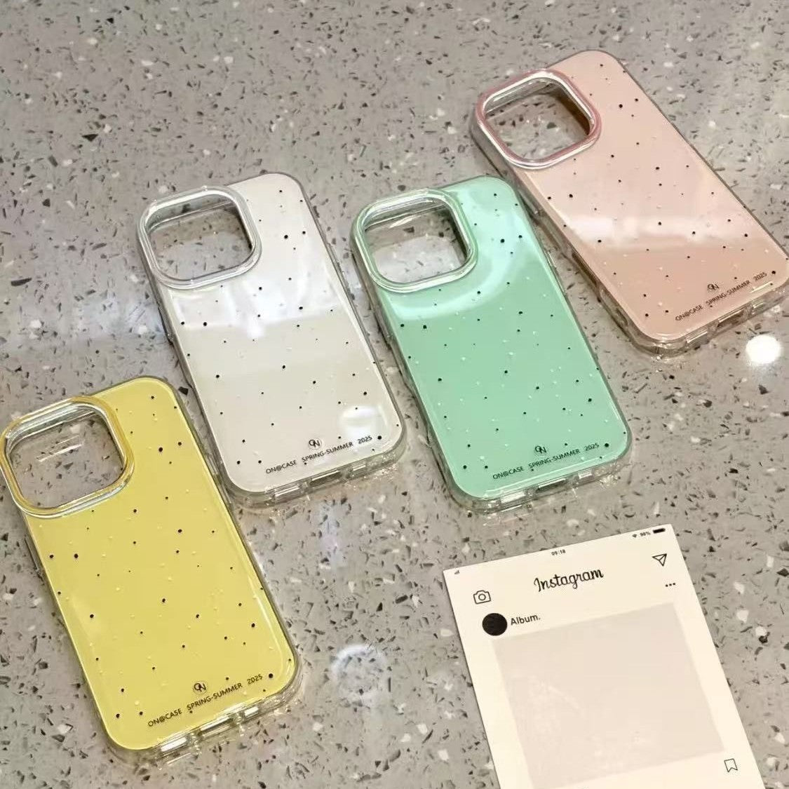 Artistic Paint Splash iPhone Case - Creative Design Protection
