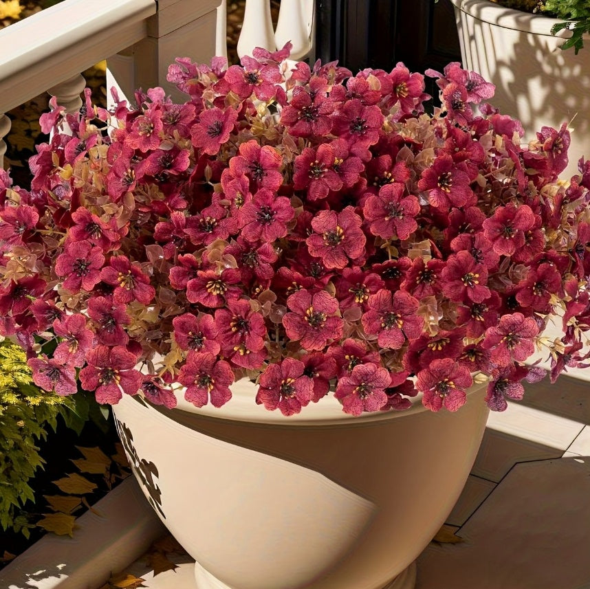 Bionic Flowers And Plants, Autumn Red, Orange, Yellow, Mixed Colors.