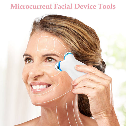 Anti Aging And Wrinkles Microcurrent Facial Device, Boost Skin Care Absorption - DropOnline.co
