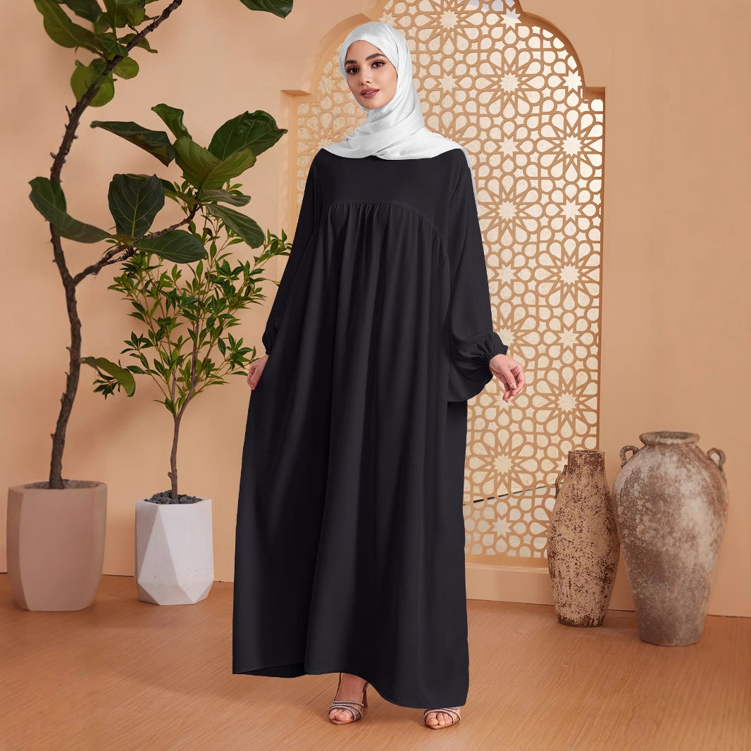 Women's Abaya Dress - Middle Eastern Long Robe