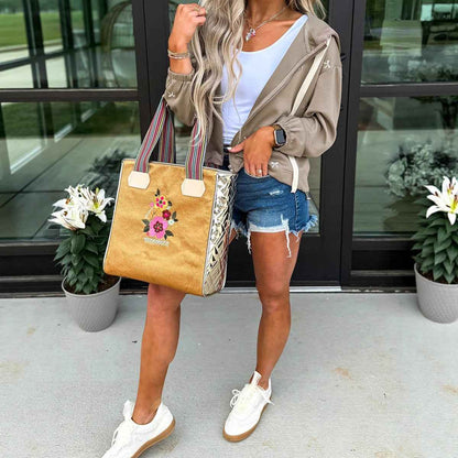 Women's Casual Printed Zip-up Hooded Jacket