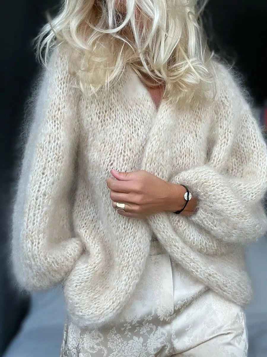 Solid Color Soft And Comfortable Cardigan For Women