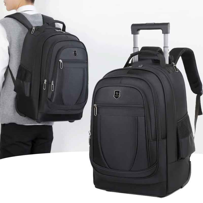 Large Capacity Drawbar Oxford Cloth Backpack