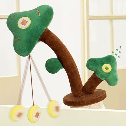 Vertical Money Tree Cat Scratching Pole, Sisal Wear-Resistant Cat Scratching Column, Interactive Ball Track Spring Ball Cat Toy, Durable And Cute Sisal Cat Scratching Pole - DropOnline.co