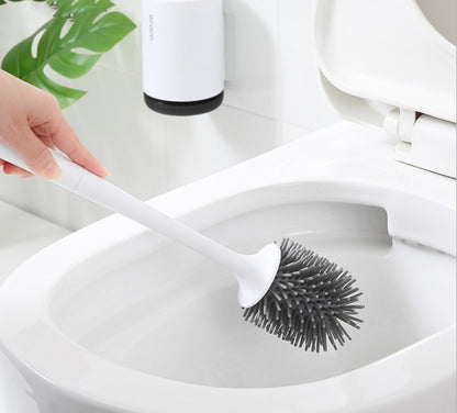 Non-stick Hair Soft Plastic Brush Head Toilet - DropOnline.co