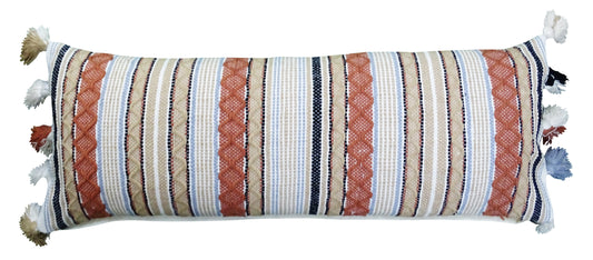 Grand oreiller décoratif d'appoint 35,5 cm x 101,5 cm